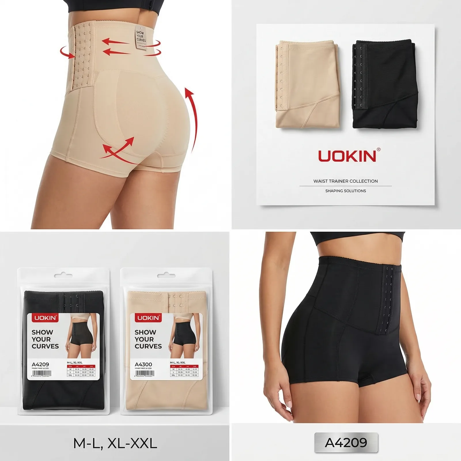 Presentación del producto en sus variantes