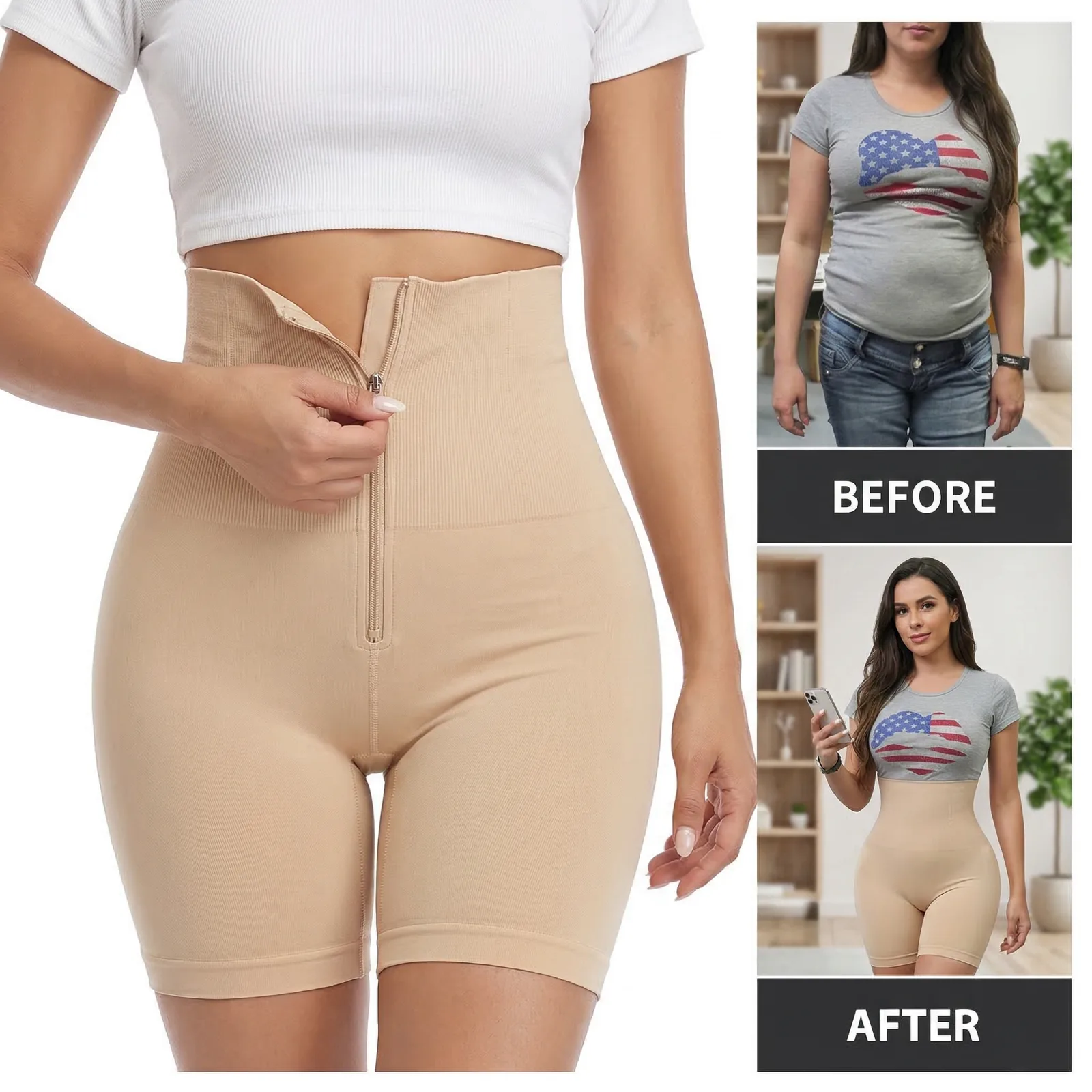 Detalle de cierre y antes y después